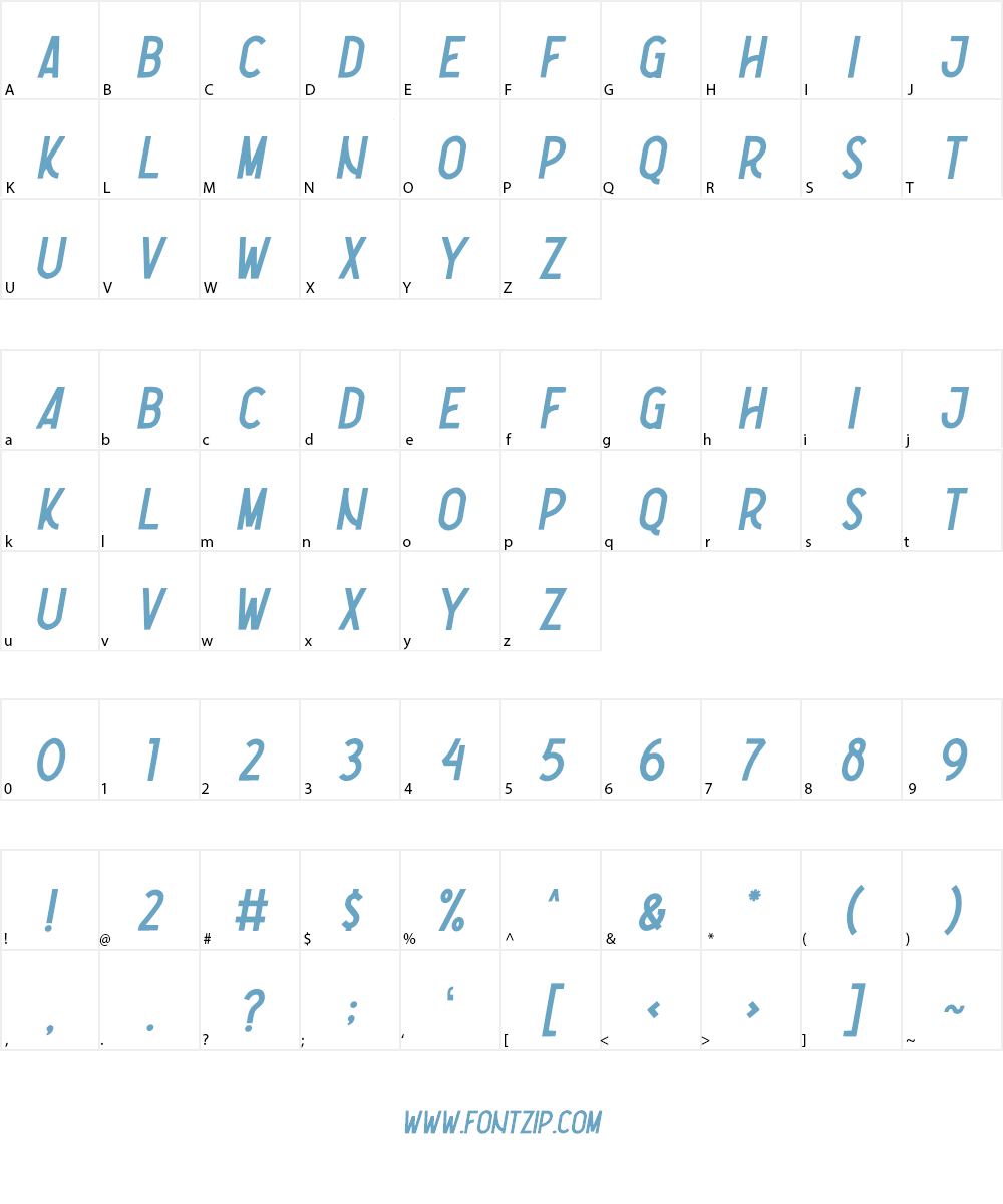 Nootdorp Font Character